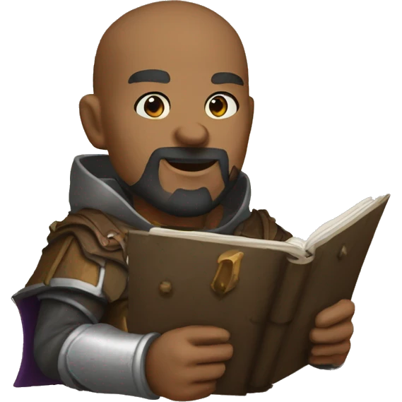 dungeon master in front of dm screen emoji