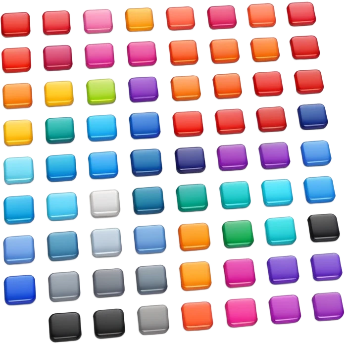 3D colour swatch emoji