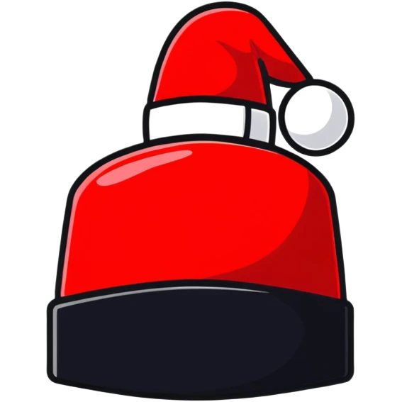 cartoonish sticker of a fez hat emoji