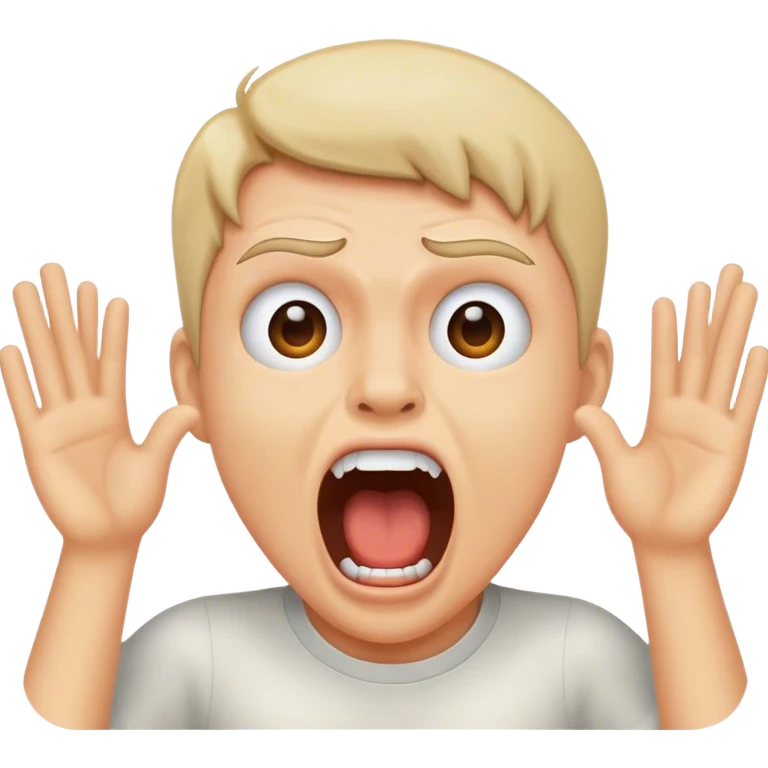 Happy Screaming  emoji