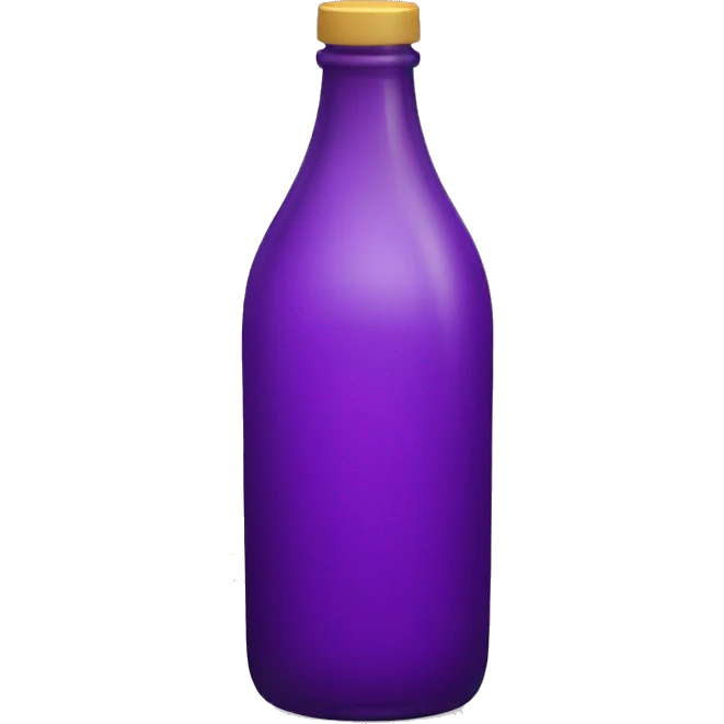 Purple bottle emoji