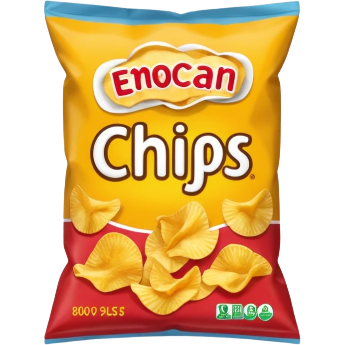 A bag of chips called HRAJ emoji