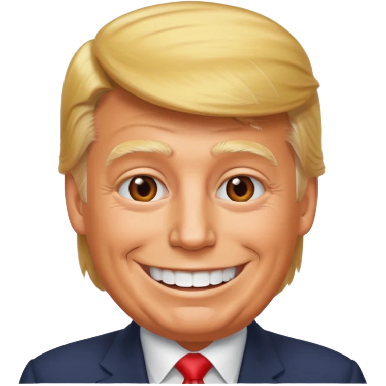 Trump looking sexy emoji