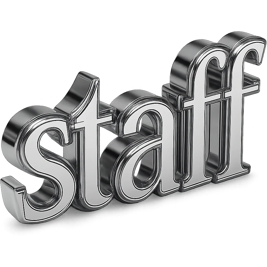 simple text saying "staff" emoji