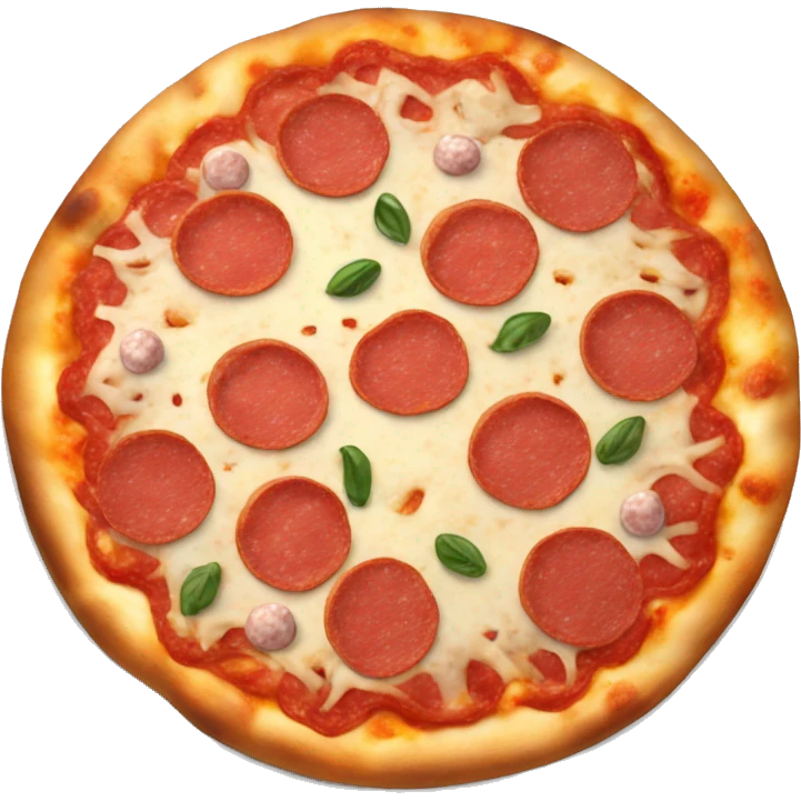 Pizza Verace with salame piccante emoji