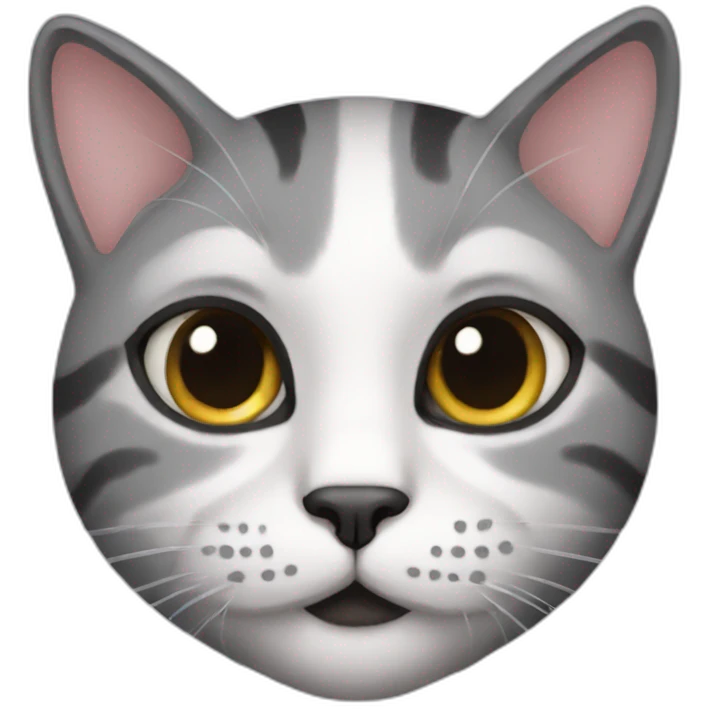 Cat with make up emoji