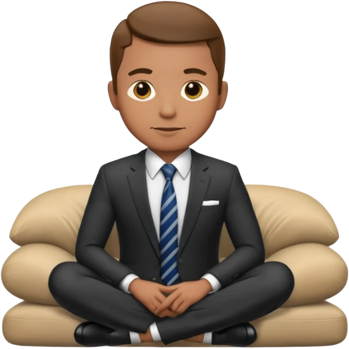 business man @cushion emoji