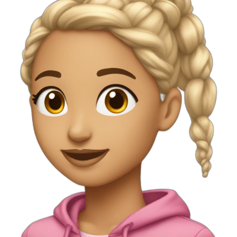 ariana garande avec des abdo emoji
