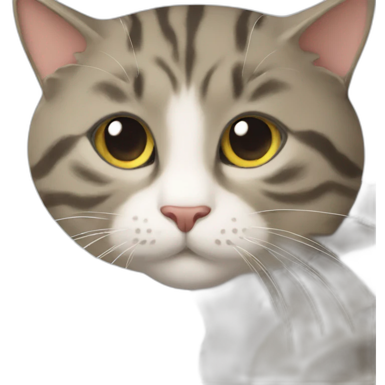 swimming cat emoji