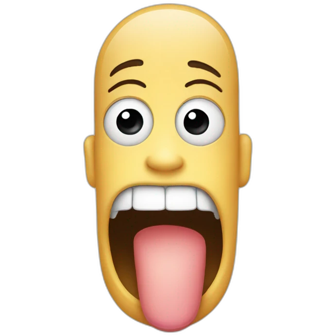 finger on mouth emoji