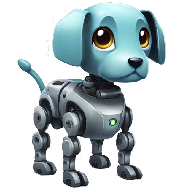 kawaii quadruped robot emoji