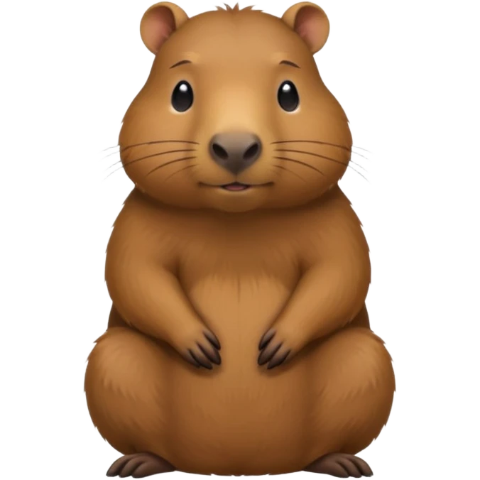 Capybara emoji