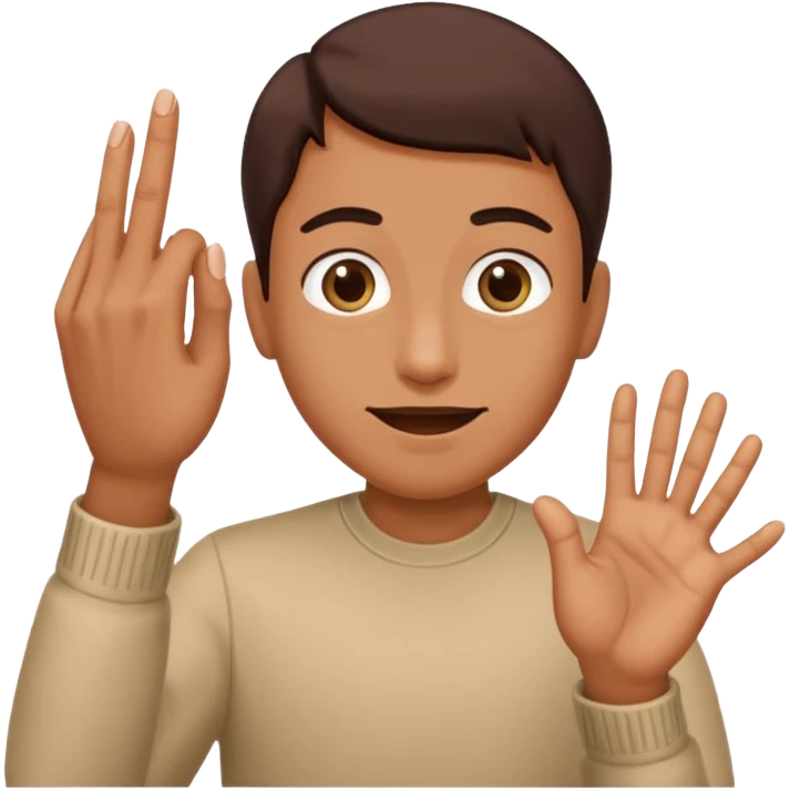 Flicking a bean emoji