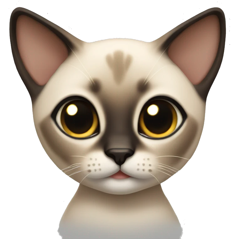 Siamese cat female kitten emoji