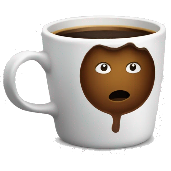 drinking coffee emoji