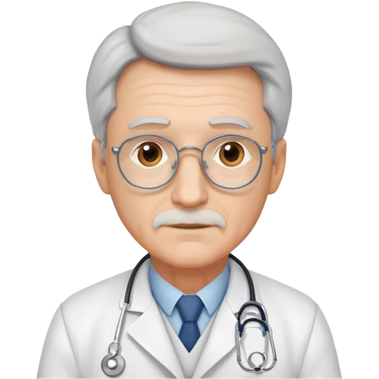 Older male doctor  emoji