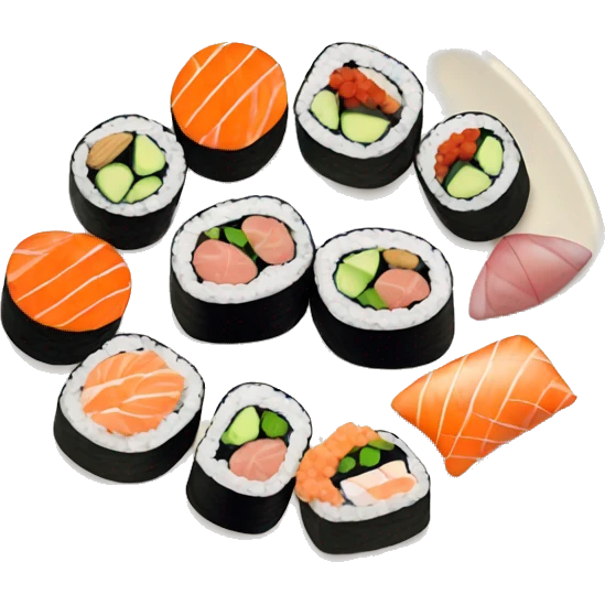 sushi platter emoji