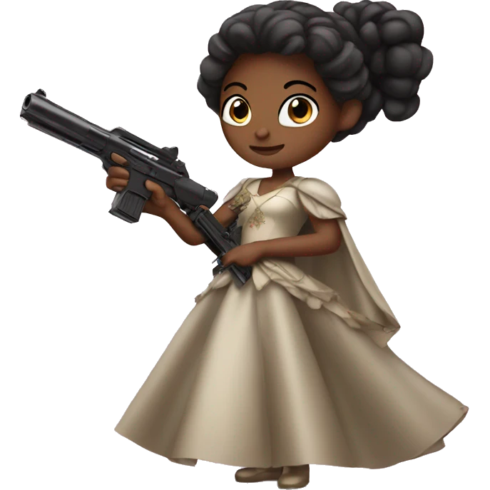 princess with gun emoji