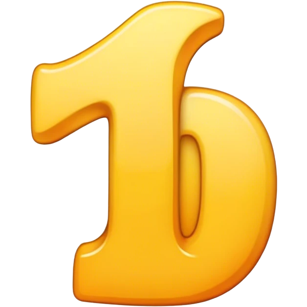 number "1" emoji