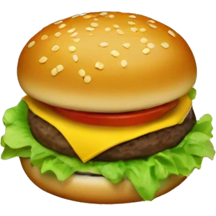 Small cheeseburger emoji
