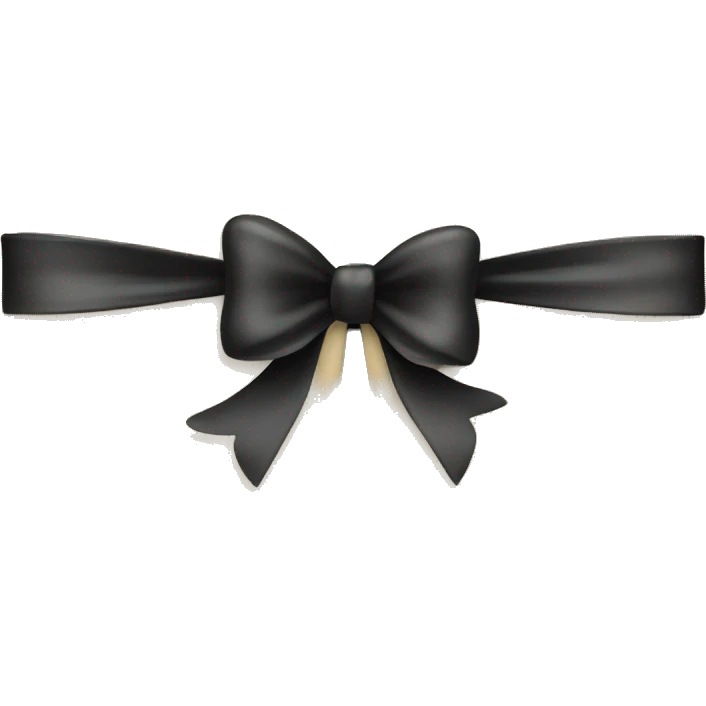 Gift card with a black bow emoji