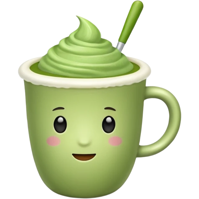 Cold matcha  emoji
