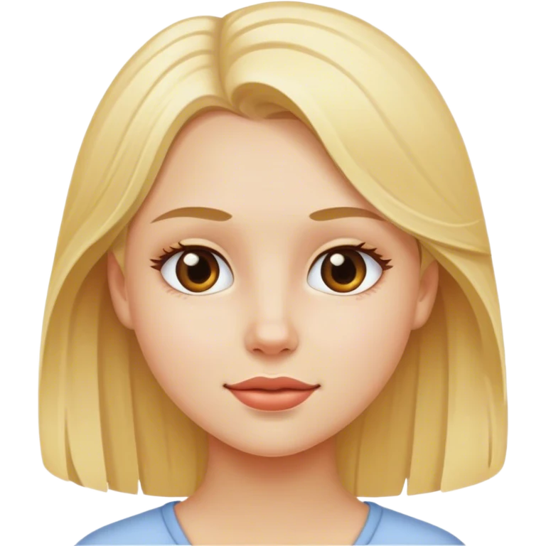 Blond girl vibe emoji