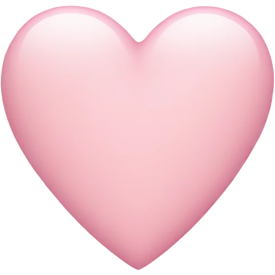 Baby pink heart emoji