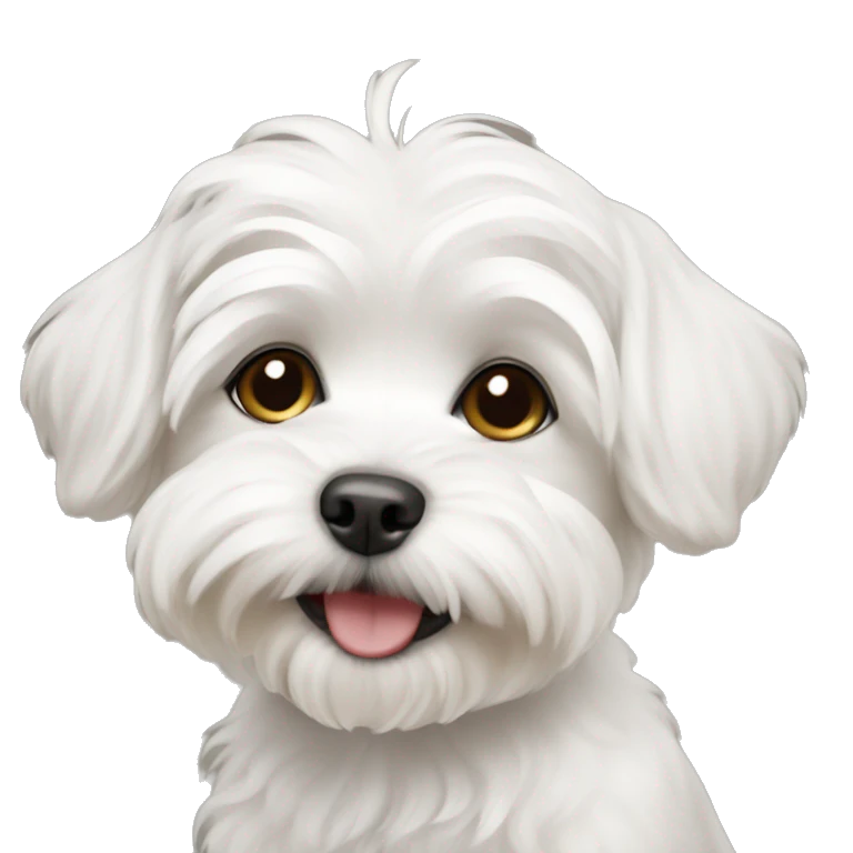 Maltese puppy emoji