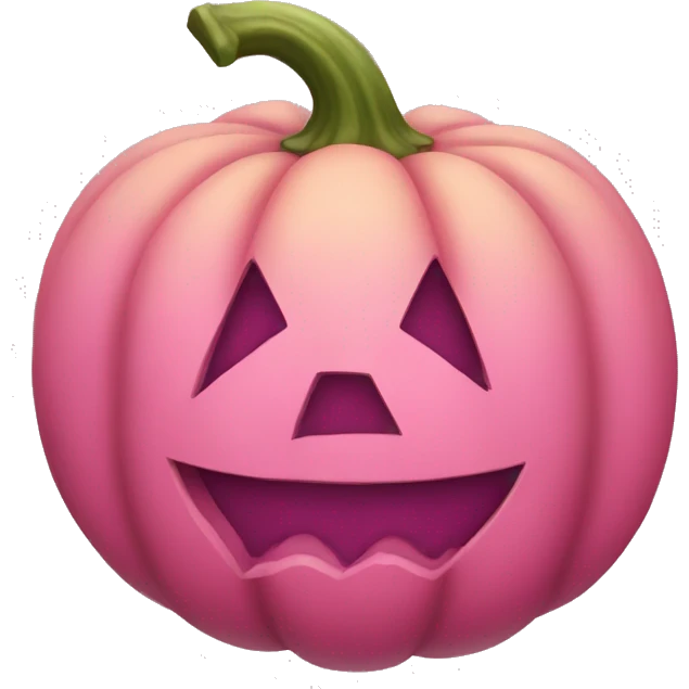 Pink pumpkin  emoji
