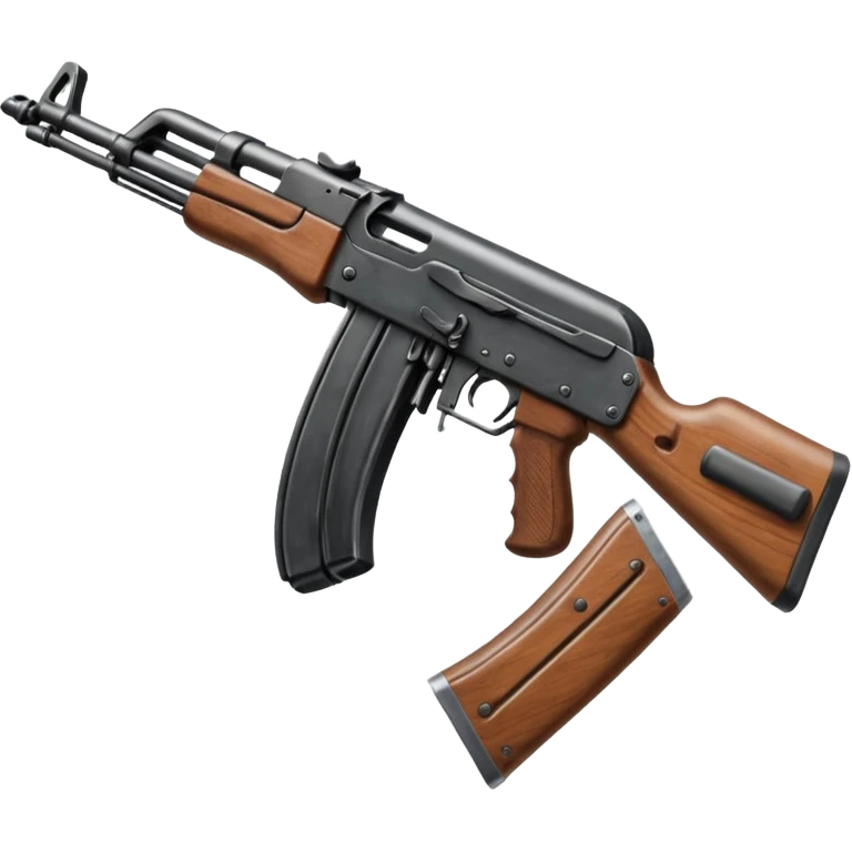 AK-47 Wooden handrail and wooden buttstock emoji