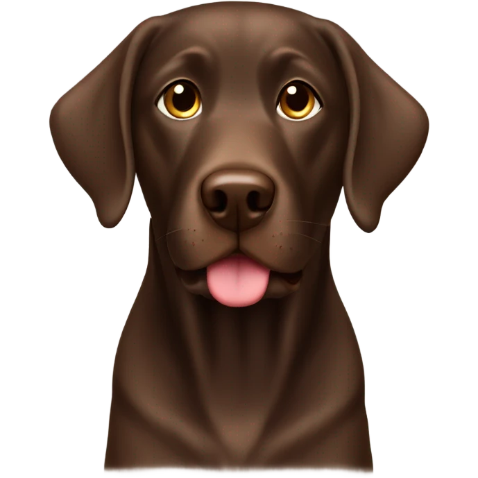 Dog school chocolate lab training  emoji
