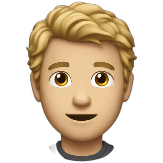 Toby met down emoji