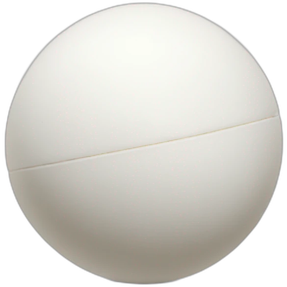 a ping pong ball floating emoji