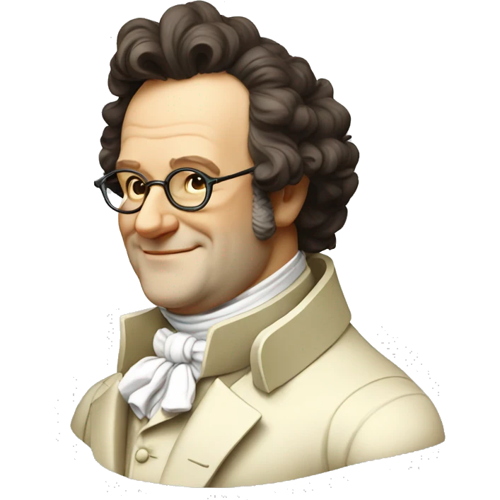 Franz Schubert Smiling emoji
