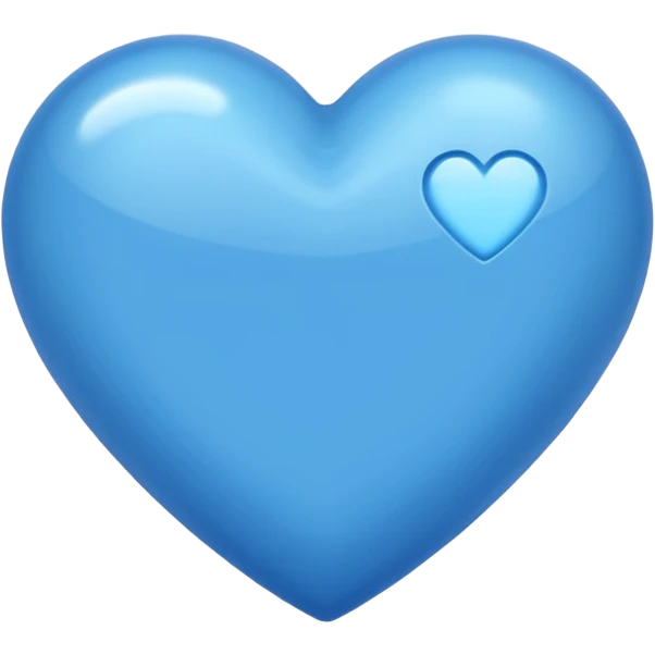 blue heart emoji