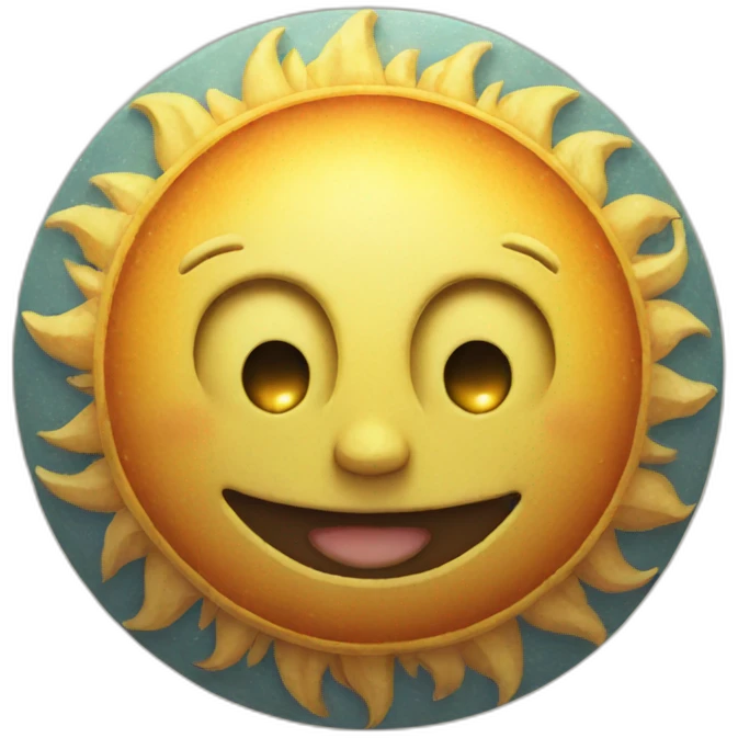 Sun moon emoji