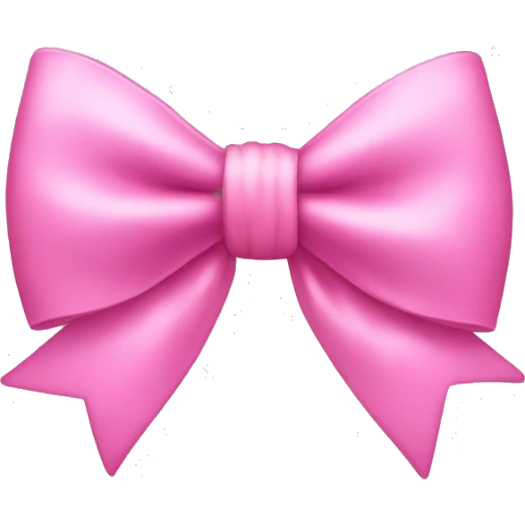 pink bow emoji