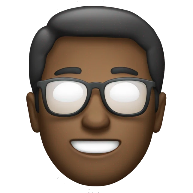 мальчик  красными волосами с солнечными очками на лбу emoji