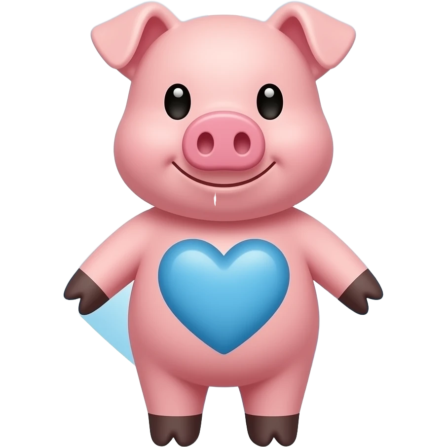 🐷💙 emoji