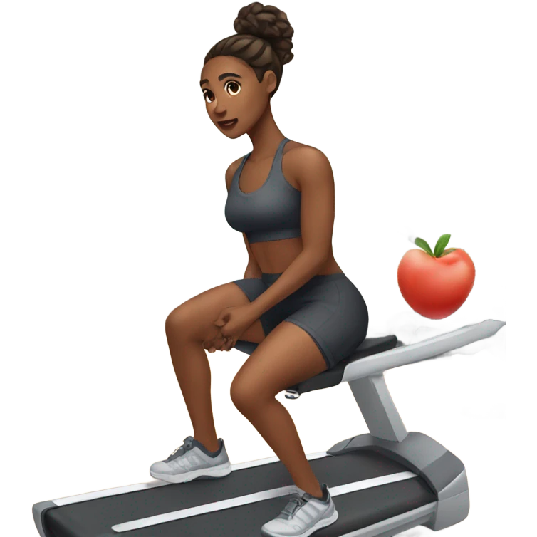 girl at the gym emoji