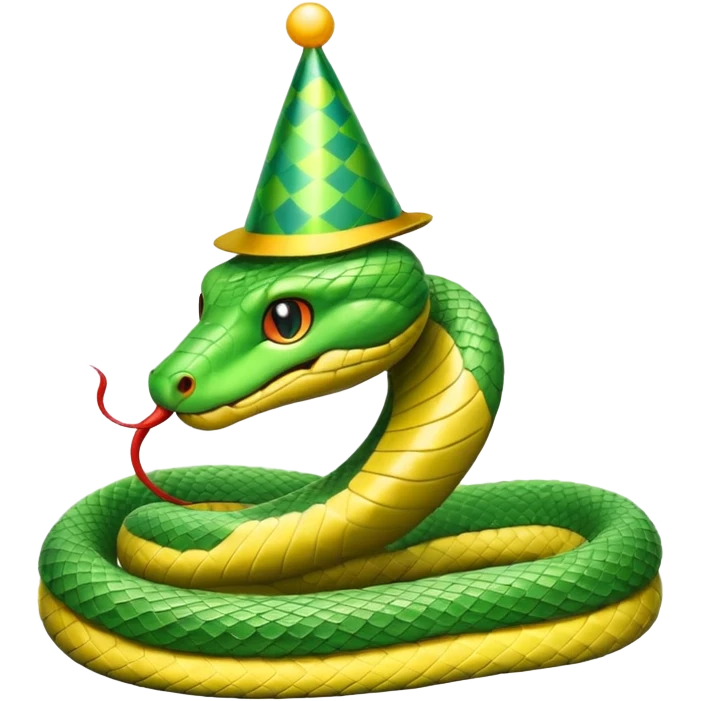 PARTY HAT SNAKE emoji