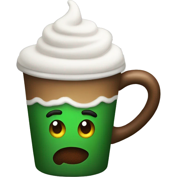 Christmas coffee emoji