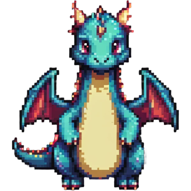 dragon with tiny wings emoji