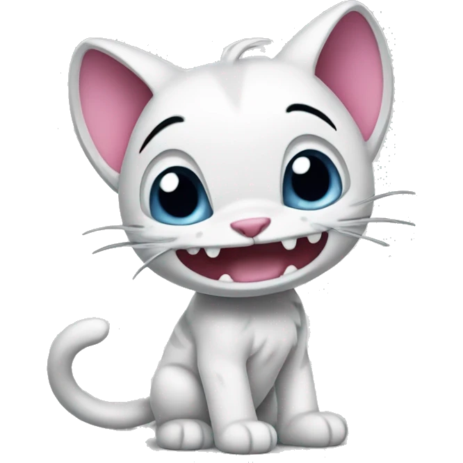 Hallo kitty whit Stitch emoji