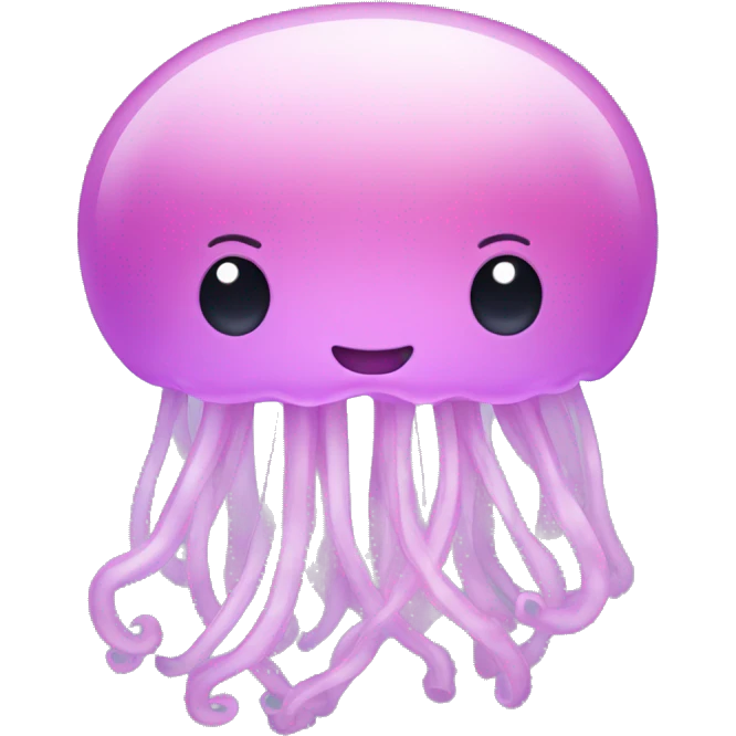 Light purpley pink  jellyfish  emoji
