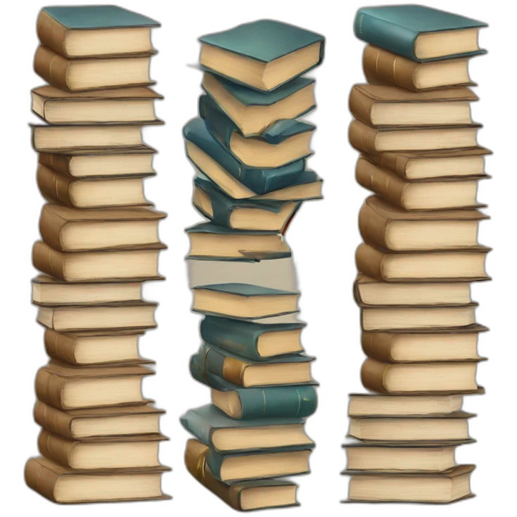 bundle of books emoji