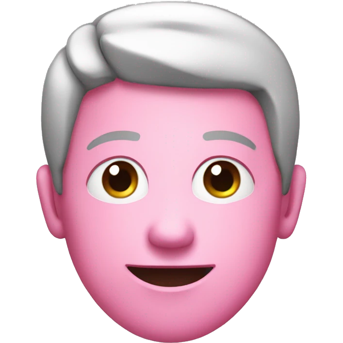 Pink ios block button emoji