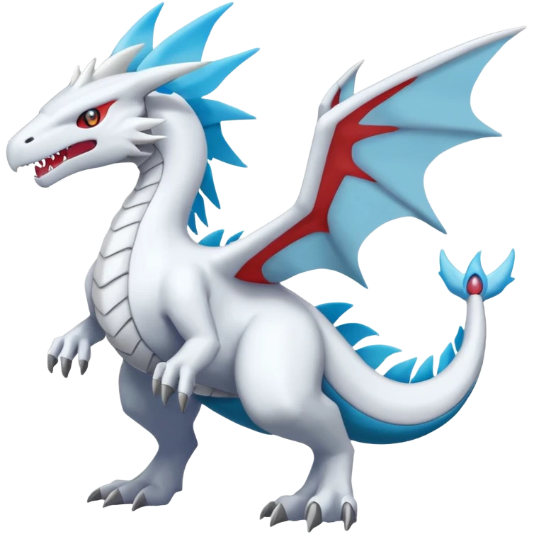Inteleon-Amaura-Salamence-Reshiram-Pokémon-fusion (full body) emoji