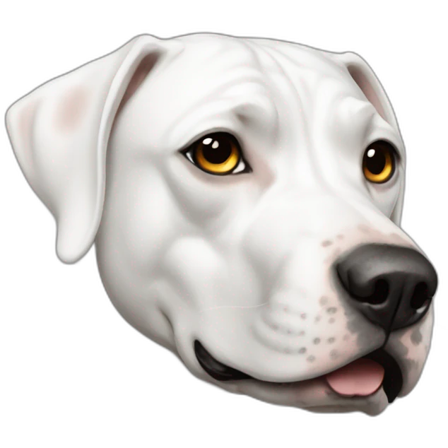 dogo argentino bebiendo mate emoji